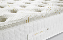 Ernest mattress border with channel stitching and branded Carter & Lewis handle