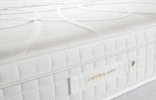 HyCare Comfort mattress border with channel stitching and branded Carter & Lewis handle