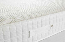 Percy mattress border with wide channel stitching and carry handle
